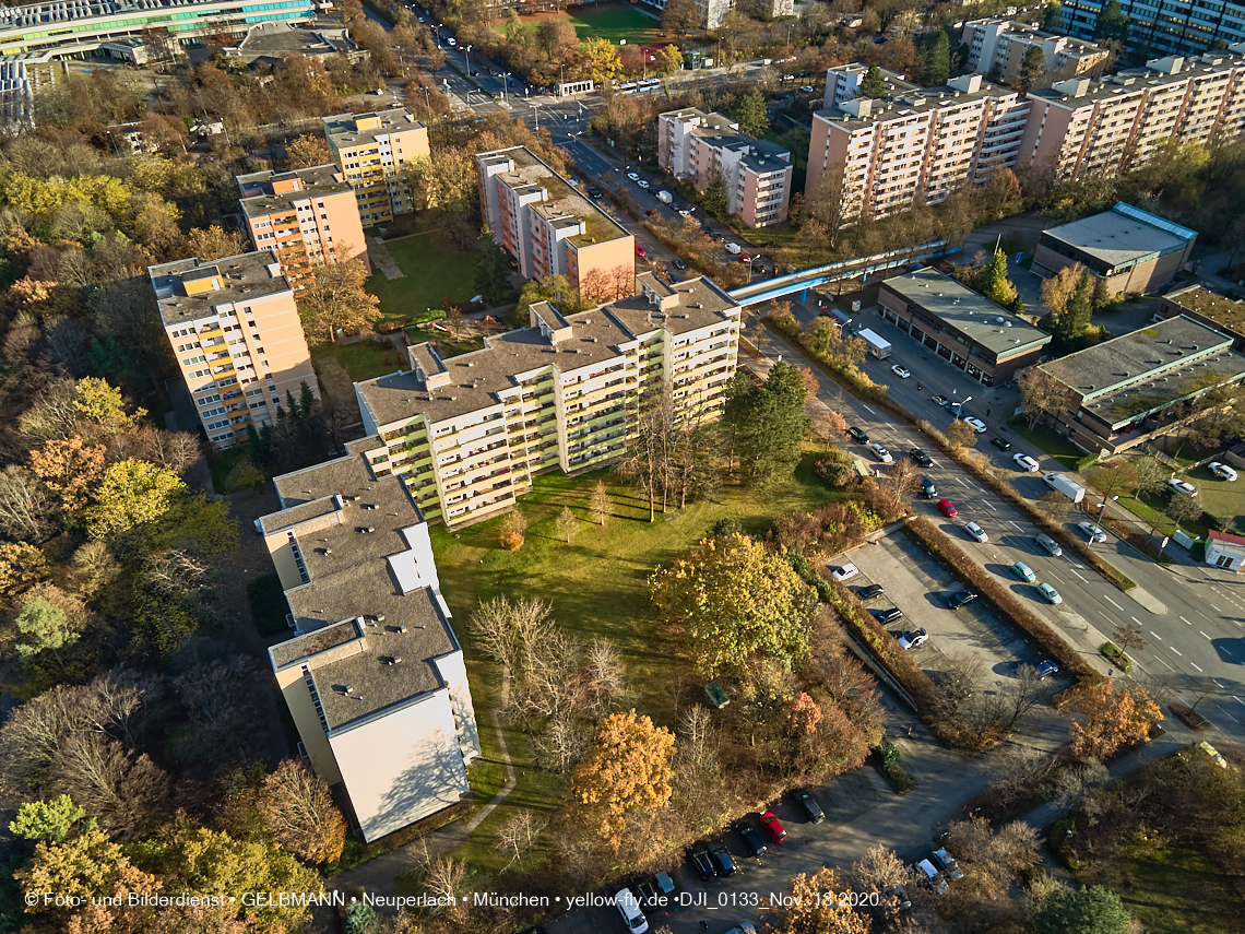 13.11.2020 - der Ostpark mit See und Biergarten in Neuperlach